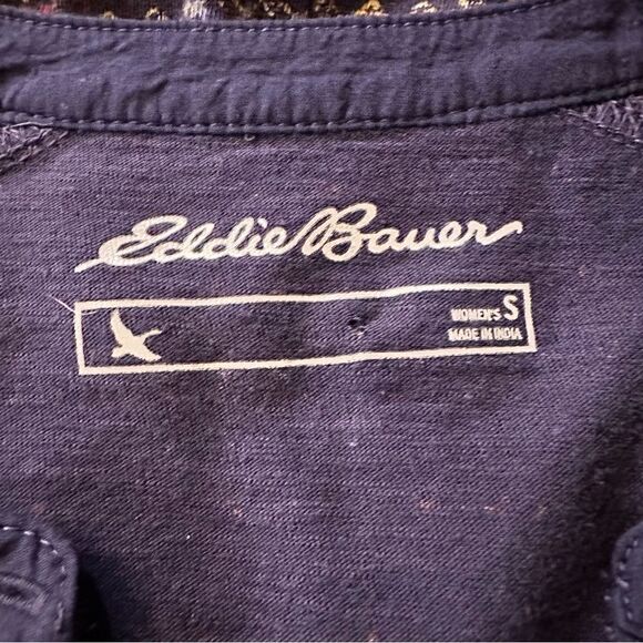 Eddie Bauer Blue Henley Dress Size Small - Picture 12 of 12
